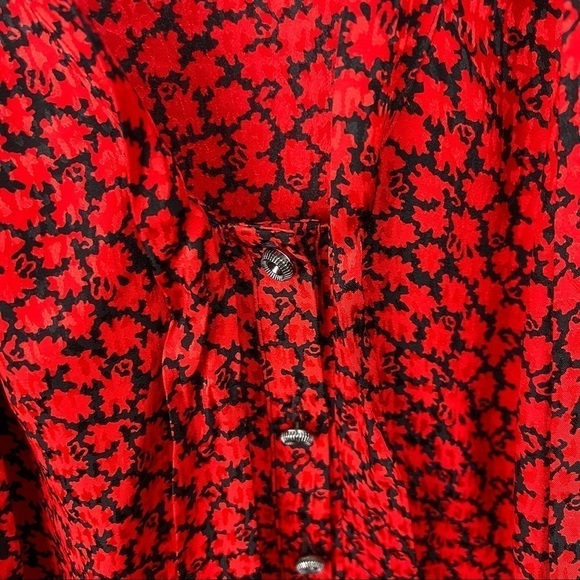 Leifsdottir Anthropologie Silk Blouse - Picture 3 of 8